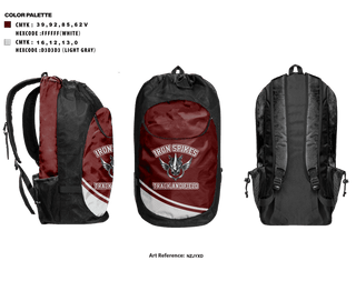 Gear Bag, Iron Spikes Track & Field Club, Track & Field, Teamtime, Team time, sublimation, custom sports apparel, team uniforms, spirit wear, spiritwear, sports uniforms, custom shirts, team store, custom team store, fundraiser sports, apparel fundraiser