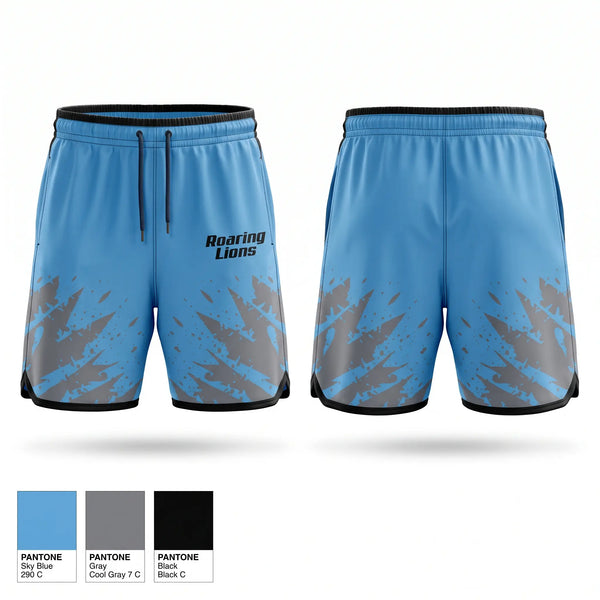 Athletic Shorts With Pockets, Roaring Lions, Men's Soccer, Teamtime, Team time, sublimation, custom sports apparel, team uniforms, spirit wear, spiritwear, sports uniforms, custom shirts, team store, custom team store, fundraiser sports, apparel fundraiser