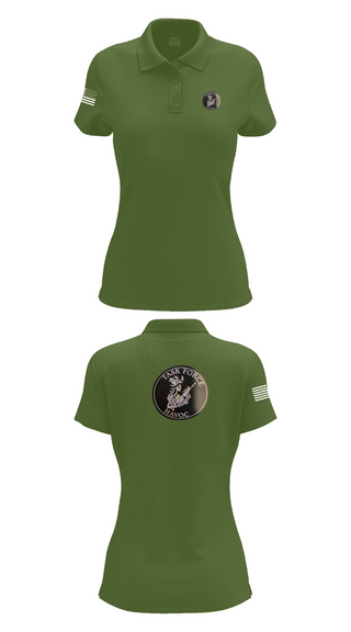 Womens Short Sleeve Performance Polo, Task Force Havoc, , Teamtime, Team time, sublimation, custom sports apparel, team uniforms, spirit wear, spiritwear, sports uniforms, custom shirts, team store, custom team store, fundraiser sports, apparel fundraiser