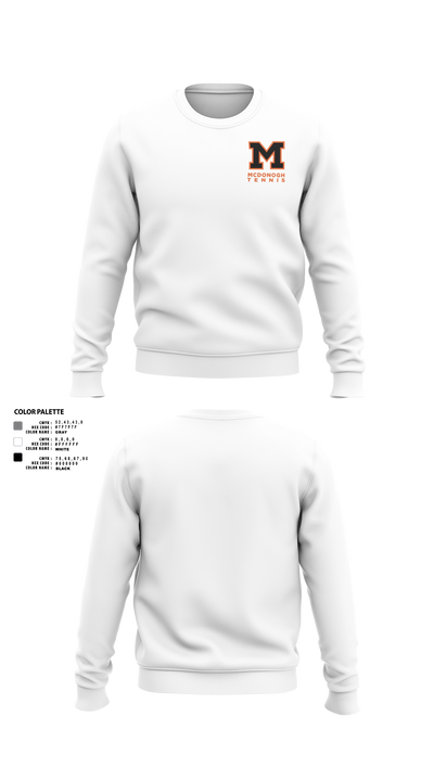 Mcdonogh Girls Tennis Crew Neck Sweatshirt - 27