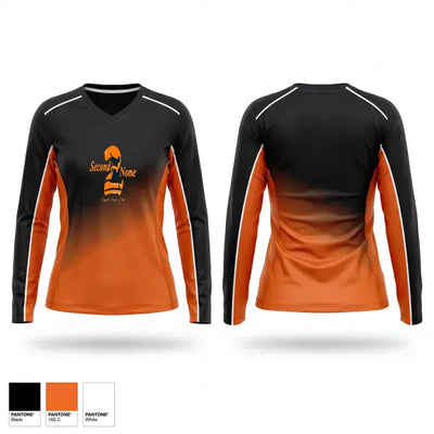 SecondtoNone 15736782 Women's Long Sleeve V-neck Shirt - 2