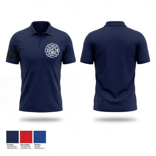 Short Sleeve Performance Polo, Elko New Market FD, Fire Department, Teamtime, Team time, sublimation, custom sports apparel, team uniforms, spirit wear, spiritwear, sports uniforms, custom shirts, team store, custom team store, fundraiser sports, apparel fundraiser