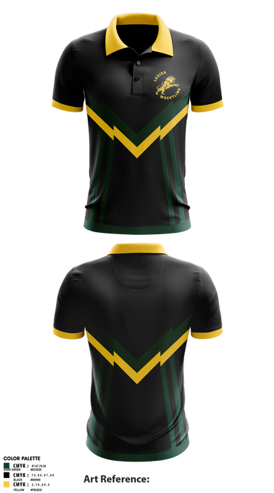 Louisa Wrestling 92315724 Short Sleeve Performance Polo - 1