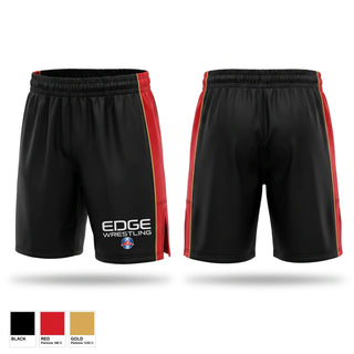 Fight Shorts, Edge Wrestling, Wrestling, Teamtime, Team time, sublimation, custom sports apparel, team uniforms, spirit wear, spiritwear, sports uniforms, custom shirts, team store, custom team store, fundraiser sports, apparel fundraiser
