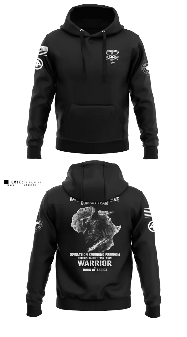 Hoodie, 44th IBCT, Army, Teamtime, Team time, sublimation, custom sports apparel, team uniforms, spirit wear, spiritwear, sports uniforms, custom shirts, team store, custom team store, fundraiser sports, apparel fundraiser