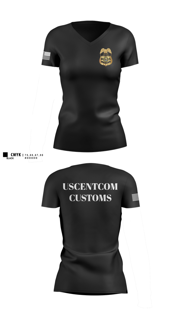Womens Short Sleeve Vneck Shirt, 229th MP CO, Army, Teamtime, Team time, sublimation, custom sports apparel, team uniforms, spirit wear, spiritwear, sports uniforms, custom shirts, team store, custom team store, fundraiser sports, apparel fundraiser