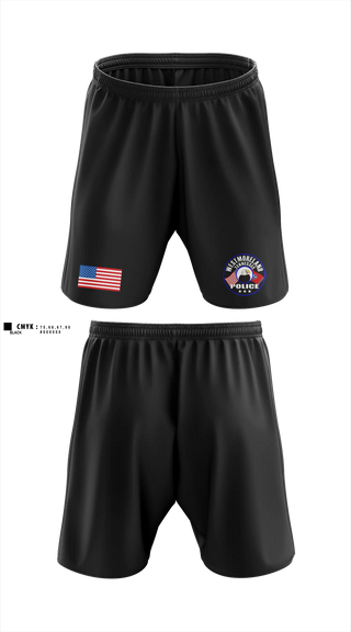 Athletic Shorts With Pockets, Westmoreland PD, Police, Teamtime, Team time, sublimation, custom sports apparel, team uniforms, spirit wear, spiritwear, sports uniforms, custom shirts, team store, custom team store, fundraiser sports, apparel fundraiser