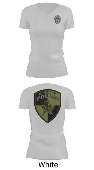 Womens Short Sleeve Vneck Shirt, MONAHANS POLICE DEPARTMENT, Police, Teamtime, Team time, sublimation, custom sports apparel, team uniforms, spirit wear, spiritwear, sports uniforms, custom shirts, team store, custom team store, fundraiser sports, apparel fundraiser