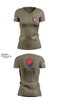Elite Tactical Security 16054205 Women's Short Sleeve V-neck Shirt - 21