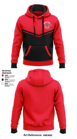 Hoodie, Dalton Junior High School Swimming, Swimming, Teamtime, Team time, sublimation, custom sports apparel, team uniforms, spirit wear, spiritwear, sports uniforms, custom shirts, team store, custom team store, fundraiser sports, apparel fundraiser