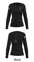 101st airborne 1-327 35416174 Women's Long Sleeve V-neck Shirt - 37