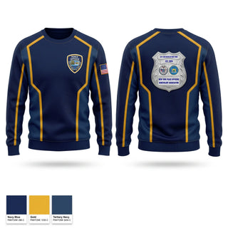 Crew Neck Sweatshirt, New York Peace Officers Benevolent Association, Police, Teamtime, Team time, sublimation, custom sports apparel, team uniforms, spirit wear, spiritwear, sports uniforms, custom shirts, team store, custom team store, fundraiser sports, apparel fundraiser