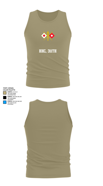 HHC, 311th 76995413 Tank Top - 99