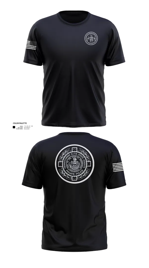 Short Sleeve Performance Shirt, PA S.I.T.E. STATE AGENTS PRIVATE POLICE, , Teamtime, Team time, sublimation, custom sports apparel, team uniforms, spirit wear, spiritwear, sports uniforms, custom shirts, team store, custom team store, fundraiser sports, apparel fundraiser
