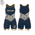 Antonito Trojans Wrestling Singlet - 12