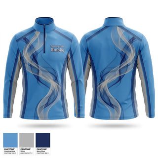 Quarter Zip Jacket, County Line Smoke, Baseball, Teamtime, Team time, sublimation, custom sports apparel, team uniforms, spirit wear, spiritwear, sports uniforms, custom shirts, team store, custom team store, fundraiser sports, apparel fundraiser