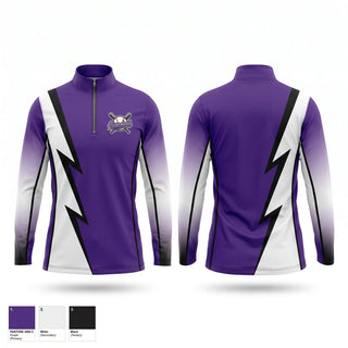 Quarter Zip Jacket, The Left Overs, Baseball, Teamtime, Team time, sublimation, custom sports apparel, team uniforms, spirit wear, spiritwear, sports uniforms, custom shirts, team store, custom team store, fundraiser sports, apparel fundraiser