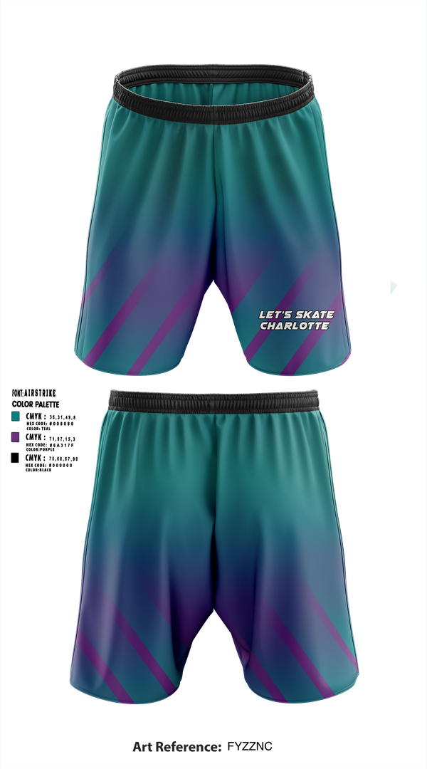 Athletic Shorts With Pockets, Let’s Skate Charlotte, Cross Country, Teamtime, Team time, sublimation, custom sports apparel, team uniforms, spirit wear, spiritwear, sports uniforms, custom shirts, team store, custom team store, fundraiser sports, apparel fundraiser
