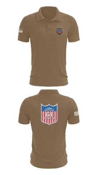 Short Sleeve Performance Polo, Agif board, Army, Teamtime, Team time, sublimation, custom sports apparel, team uniforms, spirit wear, spiritwear, sports uniforms, custom shirts, team store, custom team store, fundraiser sports, apparel fundraiser