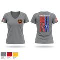 Sandersville fire and rescue Women's Short Sleeve V-neck Shirt - 1
