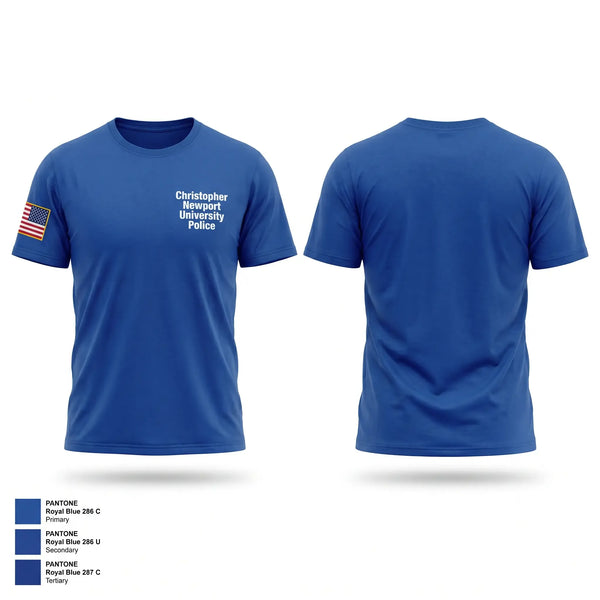 Old School Cotton Feel Shirt, Christopher Newport University Police, Police, Teamtime, Team time, sublimation, custom sports apparel, team uniforms, spirit wear, spiritwear, sports uniforms, custom shirts, team store, custom team store, fundraiser sports, apparel fundraiser