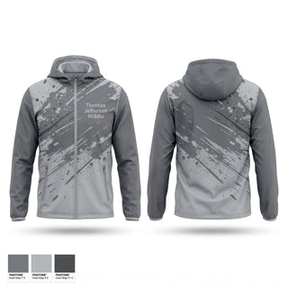 Windbreaker, Thomas Jefferson Middle, Women's Basketball, Teamtime, Team time, sublimation, custom sports apparel, team uniforms, spirit wear, spiritwear, sports uniforms, custom shirts, team store, custom team store, fundraiser sports, apparel fundraiser