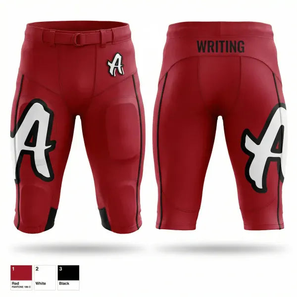 Integrated Football Pants, Aliquippa Quips, , Teamtime, Team time, sublimation, custom sports apparel, team uniforms, spirit wear, spiritwear, sports uniforms, custom shirts, team store, custom team store, fundraiser sports, apparel fundraiser