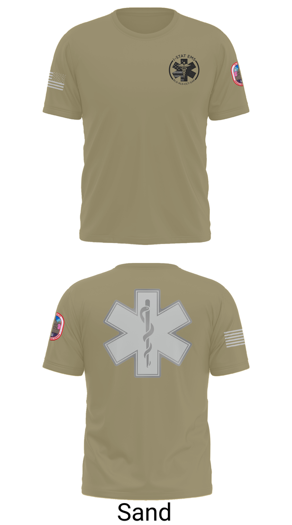 Old School Cotton Feel Shirt, I-STAT EMS, , Teamtime, Team time, sublimation, custom sports apparel, team uniforms, spirit wear, spiritwear, sports uniforms, custom shirts, team store, custom team store, fundraiser sports, apparel fundraiser