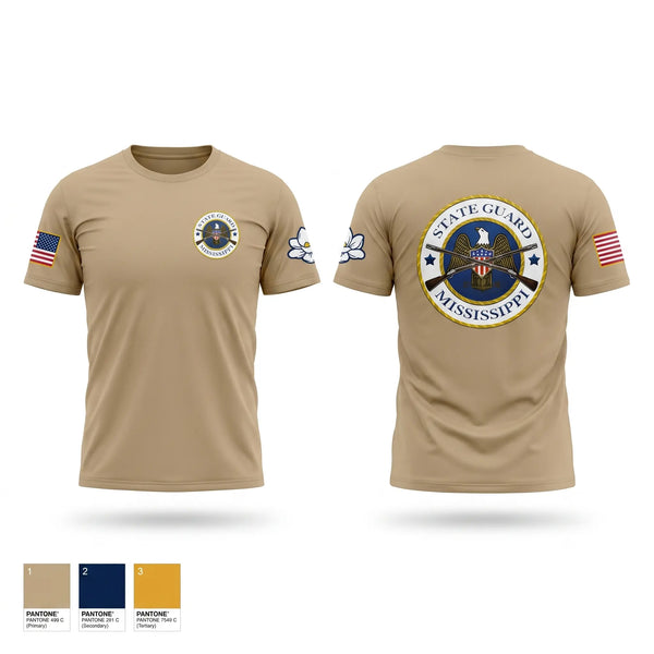 Old School Cotton Feel Shirt, MSSG 215th FSC CO, National Guard, Teamtime, Team time, sublimation, custom sports apparel, team uniforms, spirit wear, spiritwear, sports uniforms, custom shirts, team store, custom team store, fundraiser sports, apparel fundraiser