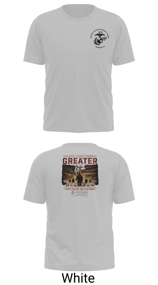 Old School Cotton Feel Shirt, RSS MCDONOUGH, Marines, Teamtime, Team time, sublimation, custom sports apparel, team uniforms, spirit wear, spiritwear, sports uniforms, custom shirts, team store, custom team store, fundraiser sports, apparel fundraiser
