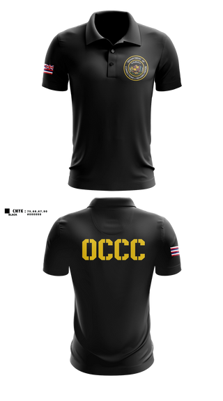 Short Sleeve Performance Polo, OCCC, Police, Teamtime, Team time, sublimation, custom sports apparel, team uniforms, spirit wear, spiritwear, sports uniforms, custom shirts, team store, custom team store, fundraiser sports, apparel fundraiser