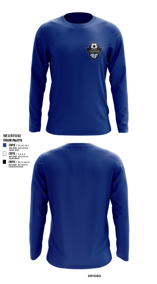 Long Sleeve Performance Shirt, North Chesapeake Football Club, Men's Soccer, Teamtime, Team time, sublimation, custom sports apparel, team uniforms, spirit wear, spiritwear, sports uniforms, custom shirts, team store, custom team store, fundraiser sports, apparel fundraiser