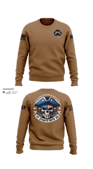 Crew Neck Sweatshirt, , Army, Teamtime, Team time, sublimation, custom sports apparel, team uniforms, spirit wear, spiritwear, sports uniforms, custom shirts, team store, custom team store, fundraiser sports, apparel fundraiser