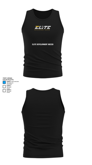 Tank Top, Elite Development Soccer, Women's Soccer, Teamtime, Team time, sublimation, custom sports apparel, team uniforms, spirit wear, spiritwear, sports uniforms, custom shirts, team store, custom team store, fundraiser sports, apparel fundraiser