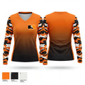 Lady Chiefs Throwers 83003330 Women's Long Sleeve V-neck Shirt - 1