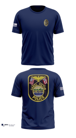 Old School Cotton Feel Shirt, Canal Fulton Police Department, Police, Teamtime, Team time, sublimation, custom sports apparel, team uniforms, spirit wear, spiritwear, sports uniforms, custom shirts, team store, custom team store, fundraiser sports, apparel fundraiser