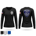 GREENWOOD POLICE DEPARTMENT Women's Long Sleeve V-neck Shirt - 1