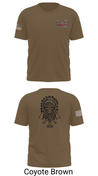 Old School Cotton Feel Shirt, 1221st Route Clearance Co., National Guard, Teamtime, Team time, sublimation, custom sports apparel, team uniforms, spirit wear, spiritwear, sports uniforms, custom shirts, team store, custom team store, fundraiser sports, apparel fundraiser