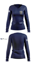 Broadview Heights Police Women's Long Sleeve V-neck Shirt - 6