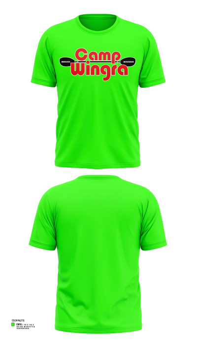 Camp Wingra 8643406 Short Sleeve Performance Shirt - 4