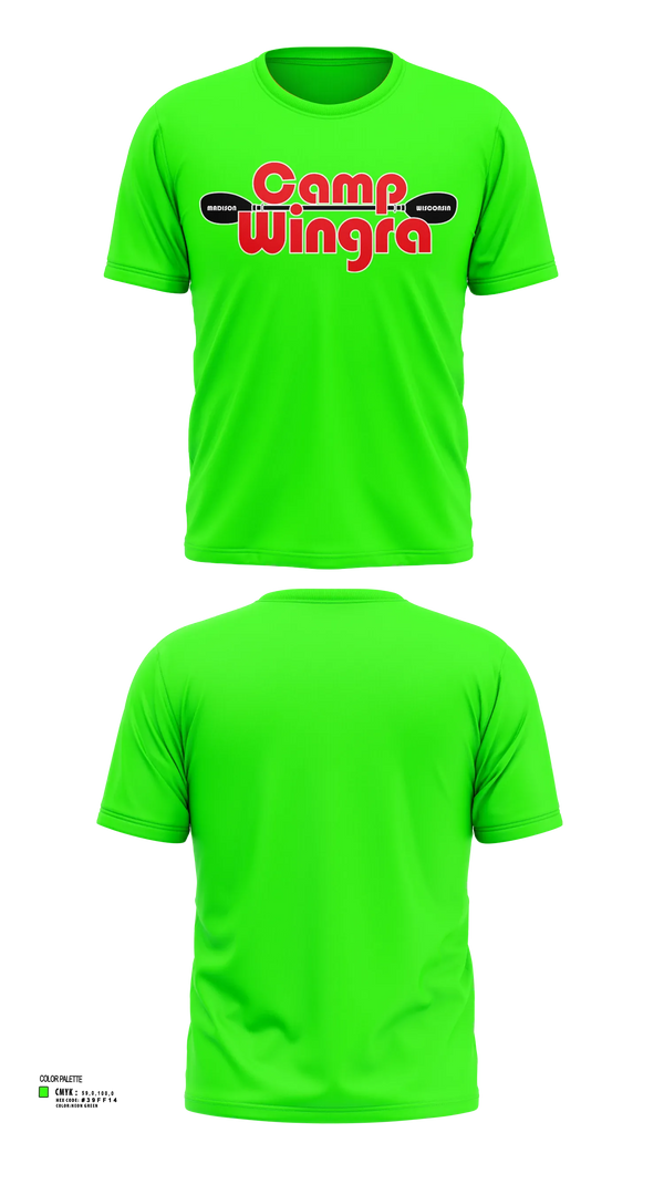 Camp Wingra 8643406 Short Sleeve Performance Shirt - 4
