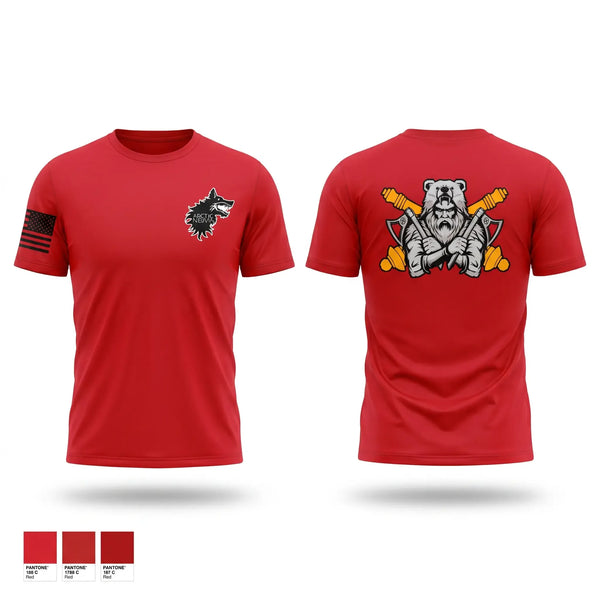 Short Sleeve Performance Shirt, Berserker Battery, Army, Teamtime, Team time, sublimation, custom sports apparel, team uniforms, spirit wear, spiritwear, sports uniforms, custom shirts, team store, custom team store, fundraiser sports, apparel fundraiser