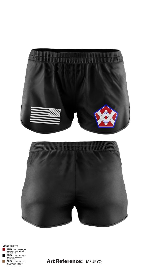 Ranger Panties, 55th Sustainment Brigade, , Teamtime, Team time, sublimation, custom sports apparel, team uniforms, spirit wear, spiritwear, sports uniforms, custom shirts, team store, custom team store, fundraiser sports, apparel fundraiser