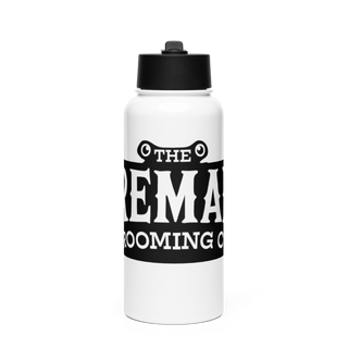 The Fireman,s Grooming Co. 4698736 Stainless Steel Water Bottle with a Straw Lid
