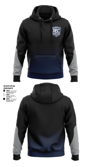 Hoodie, Rainbow City Police Department, Police, Teamtime, Team time, sublimation, custom sports apparel, team uniforms, spirit wear, spiritwear, sports uniforms, custom shirts, team store, custom team store, fundraiser sports, apparel fundraiser