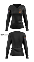 NYPD NARCOTICS K9 Women's Long Sleeve V-neck Shirt - 10