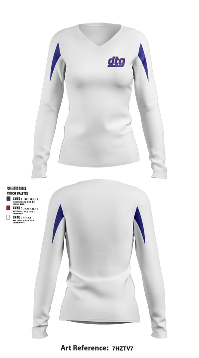 Downtown Giants Youth Football & Basketball 68980247 Women's Long Sleeve V-neck Shirt - 5