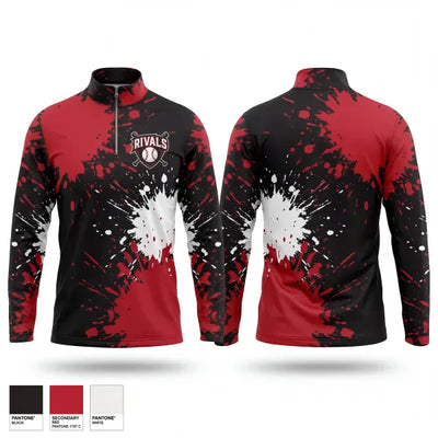 Rivals Baseball 23106236 Quarter Zip Jacket - 1
