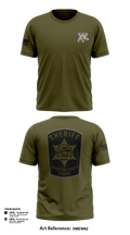 Crawford County Sheriffs office Old School Cotton Feel Shirt - 22