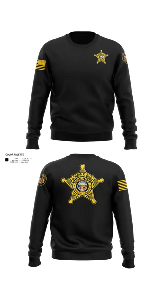 Crew Neck Sweatshirt, Butler County Sheriff’s Office, Police, Teamtime, Team time, sublimation, custom sports apparel, team uniforms, spirit wear, spiritwear, sports uniforms, custom shirts, team store, custom team store, fundraiser sports, apparel fundraiser